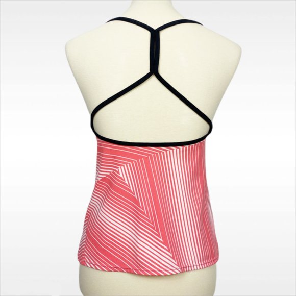 Nike Swim Striped Racerback Tankini Top - Picture 7 of 10